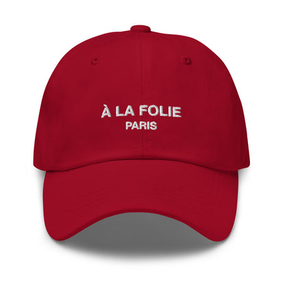 Casquette À la Folie Paris